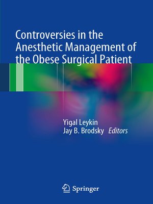 cover image of Controversies in the Anesthetic Management of the Obese Surgical Patient